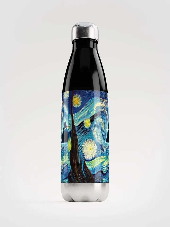 💧 Pink Floyd – Dark Side of the Moon Van Gogh-Inspired Stainless Steel Water Bottle product image (1)