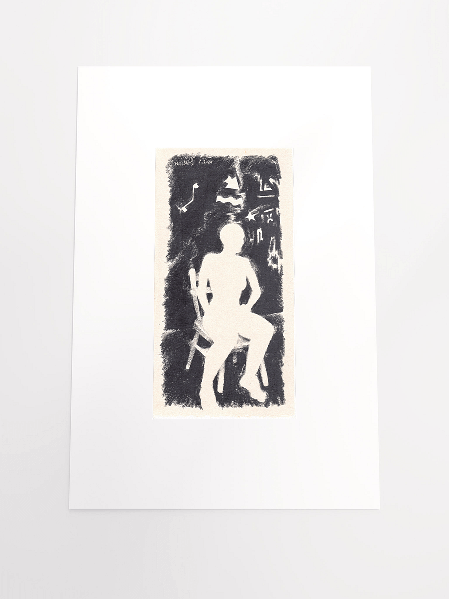 Seated Woman in Black 01.03.89 print product image (2)