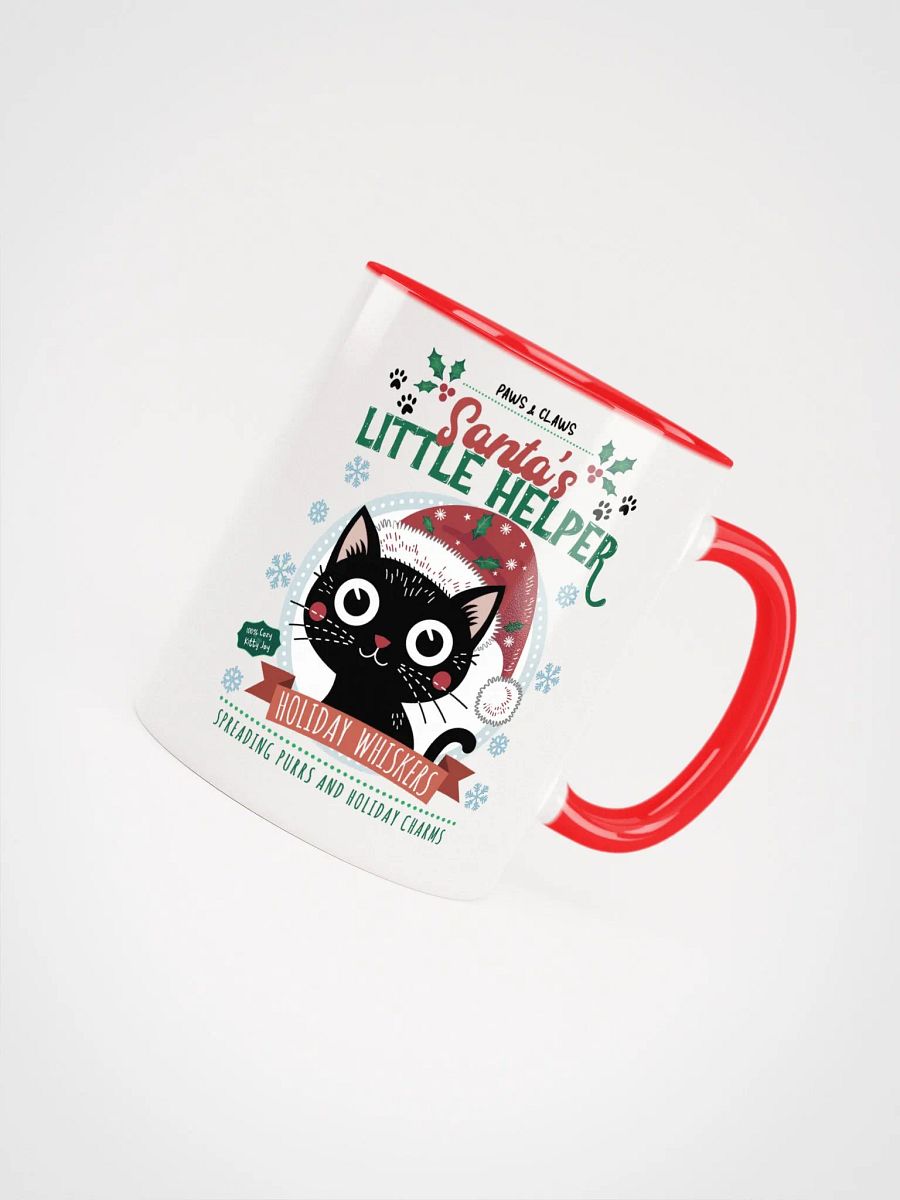 Santa 's Little helper- Bi-color Ceramic Mug product image (1)