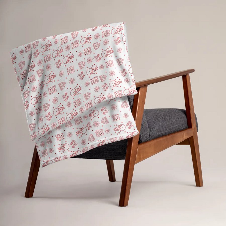 Red And White Christmas Blanket product image (3)