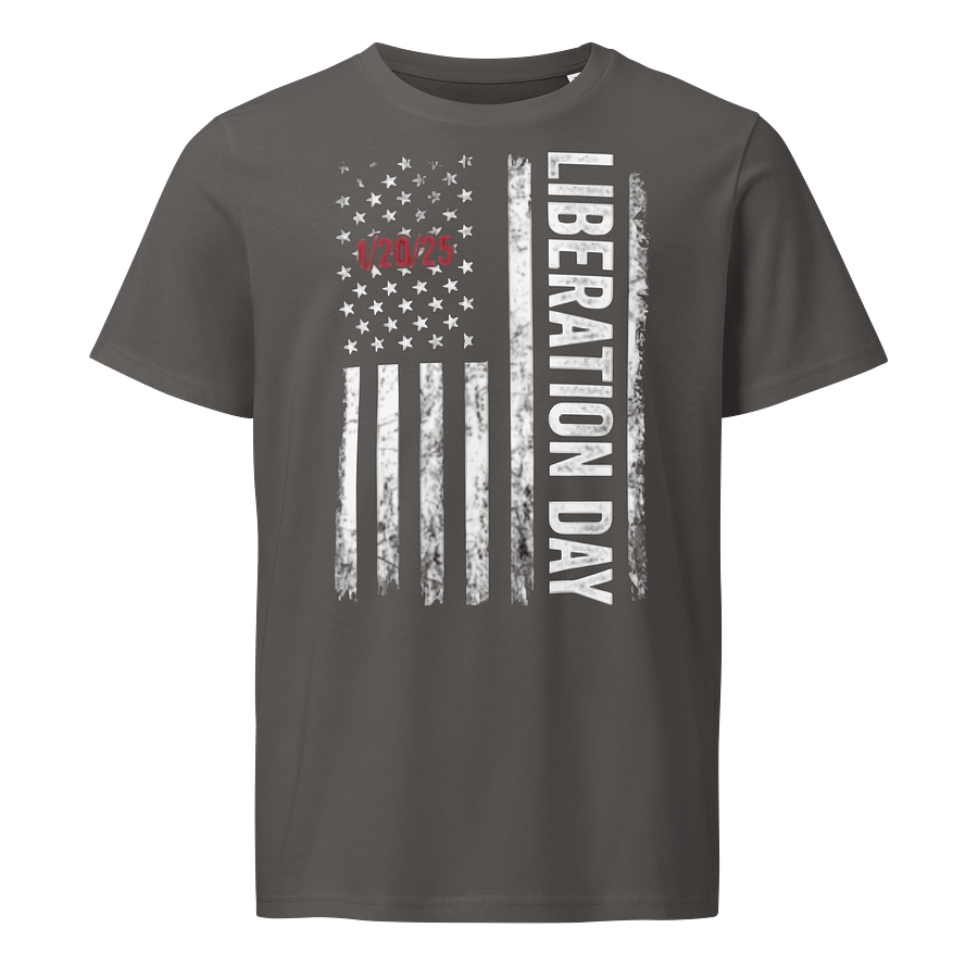 Man T-Shirt Liberation Day Stanley/Stella Unisex Organic Shirt product image (1)
