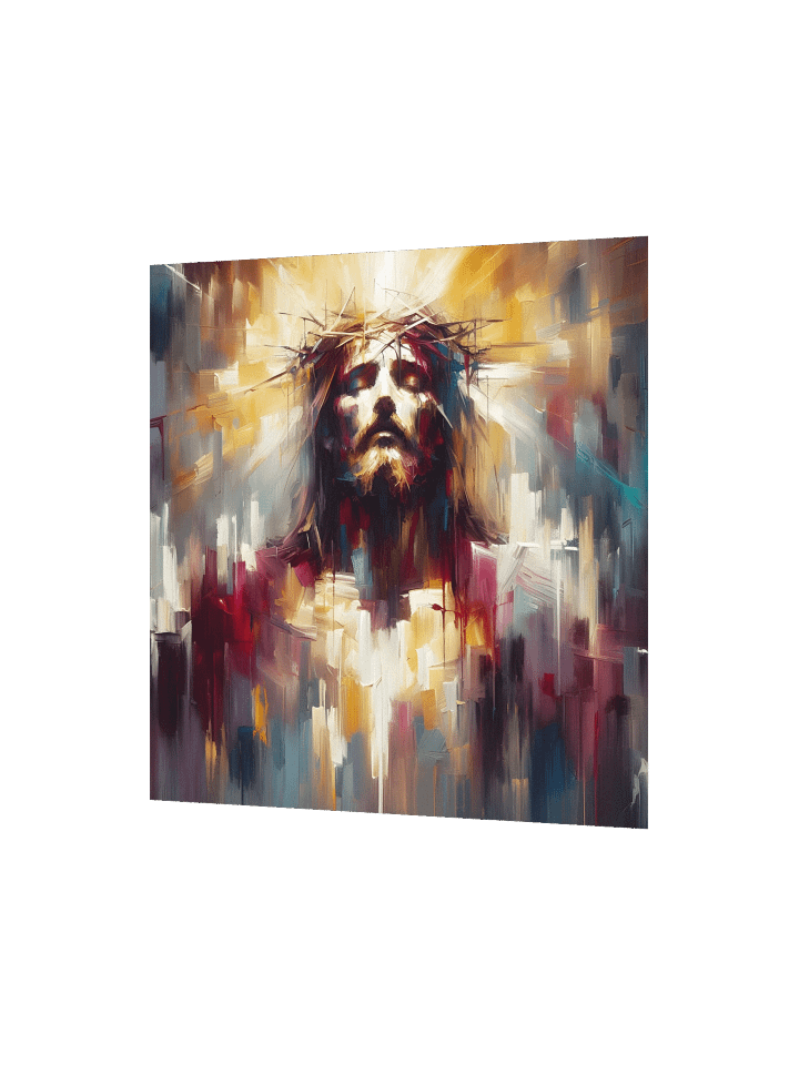 Jesus Christ Radiant Resurrection Art | Modern Christ Art Canvas for Home & Church Décor product image (2)
