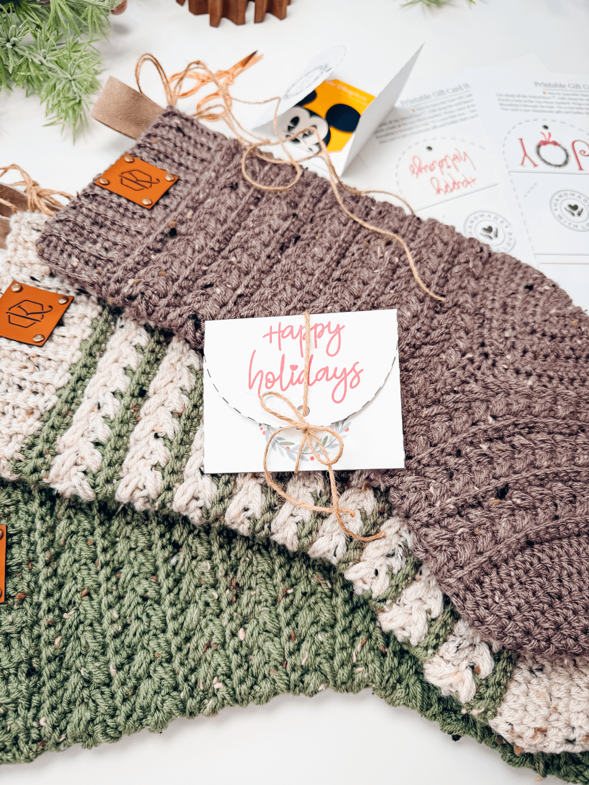 Wheat Stitch™ Stocking Crochet Pattern product image (8)