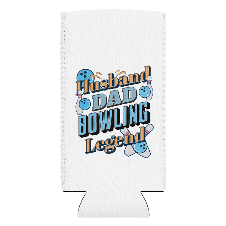 Husband Dad Bowling Legend Can Cooler product image (2)