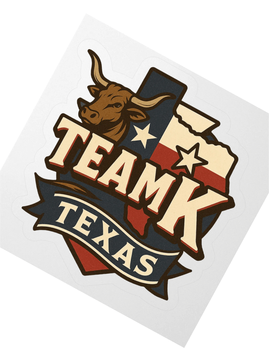 Team K Texas STICKERS product image (4)