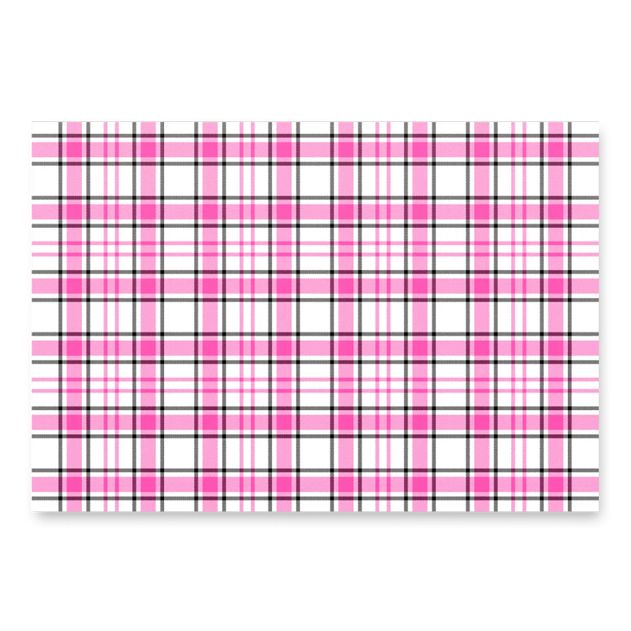 Pink Plaid Abstract | Wrapping Paper Set product image (4)