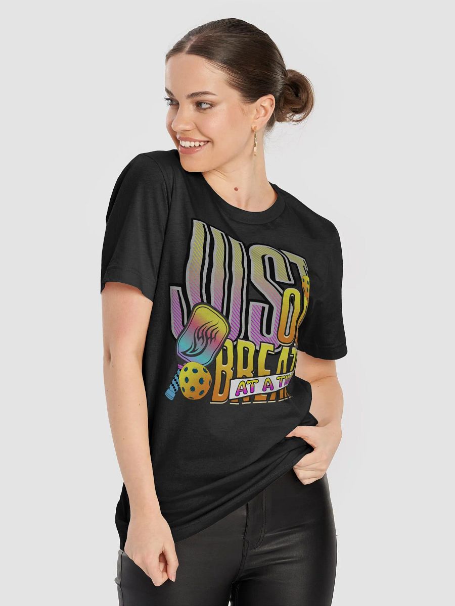 Just One Breath At A Time Pickleball Rainbow Inspiration T-Shirt product image (12)