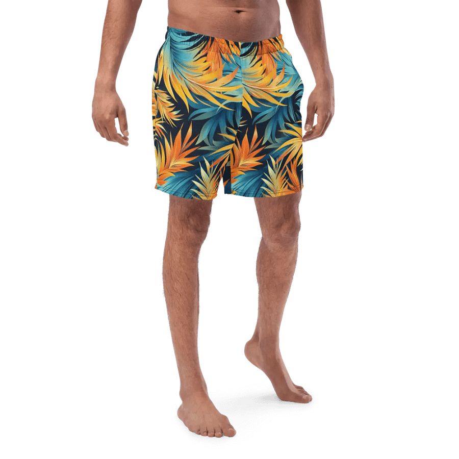 Tropical Flow Swim Trunks for Men product image (1)