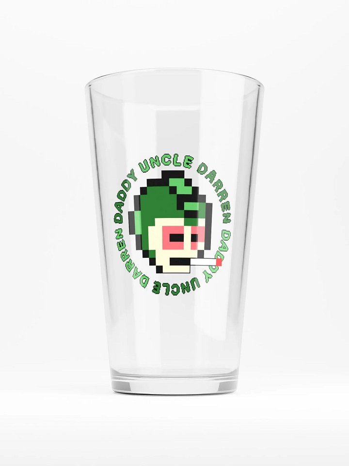The DUD Logo Shaker Pint Glass product image (1)