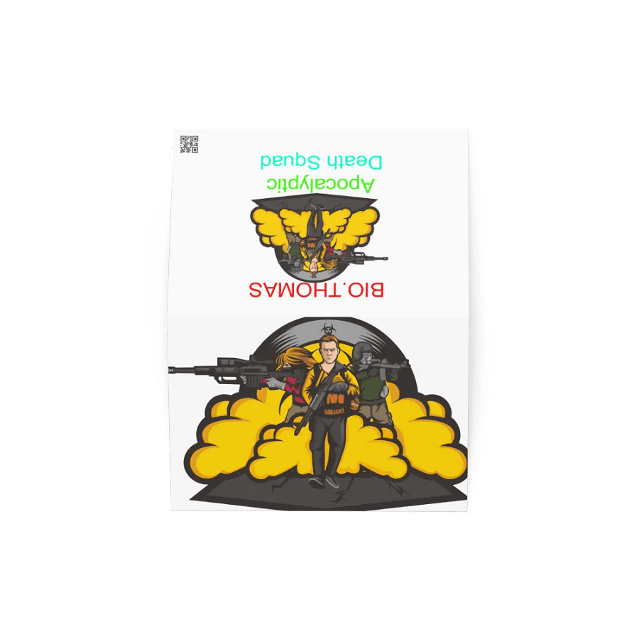 Apocalyptic Death Squad Greeting Card product image (7)