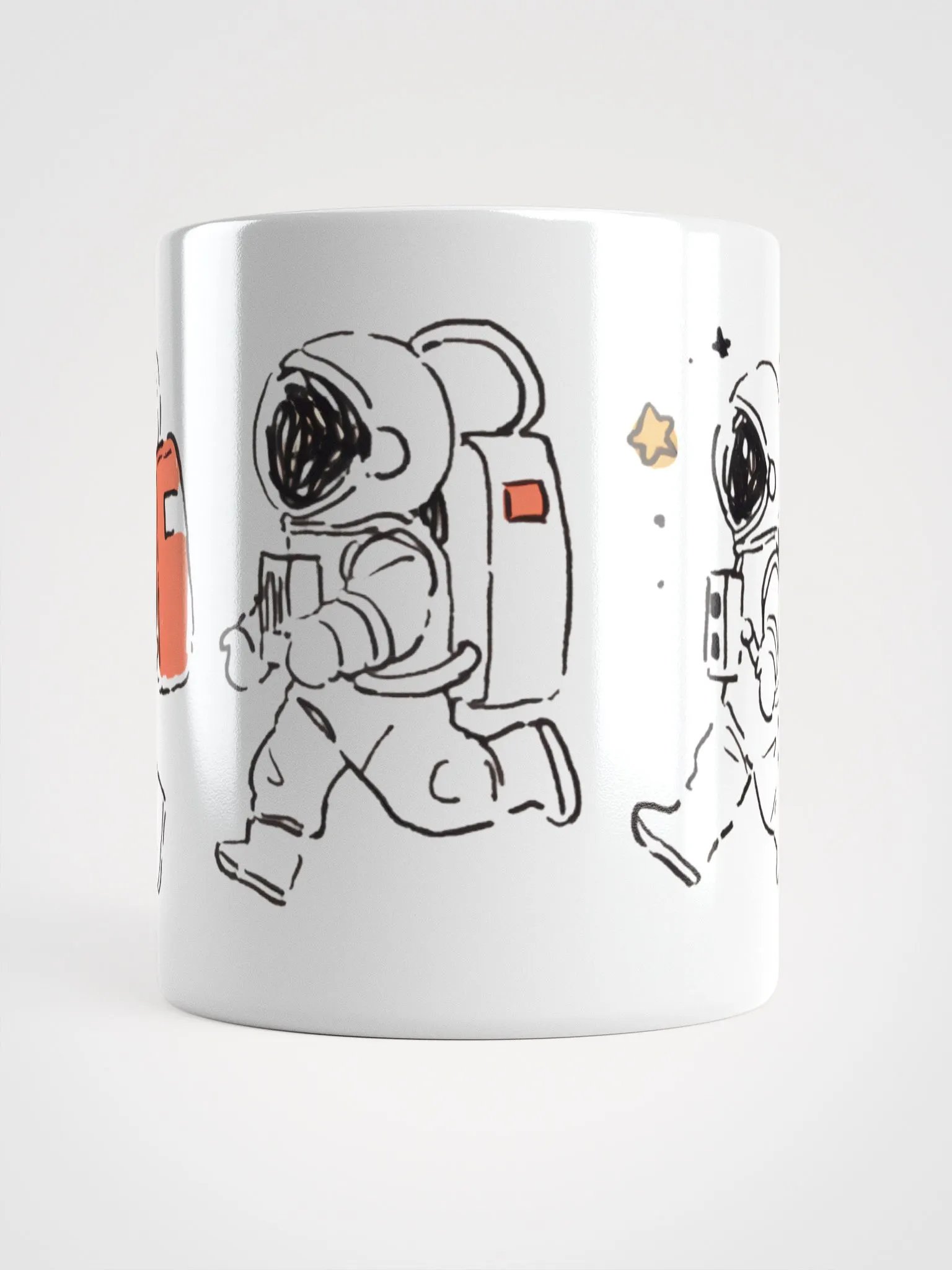 Astronauts Doodle Mug product image (9)