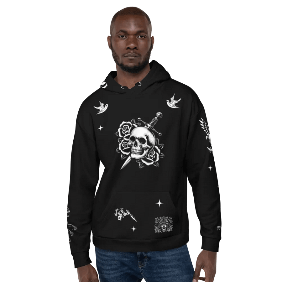 FOYO Old School tattoo prints Hoddie product image (5)
