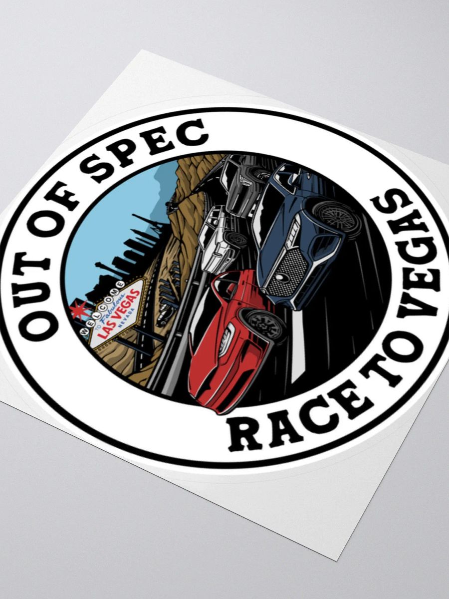 Family SUV Race to Vegas Sticker product image (5)