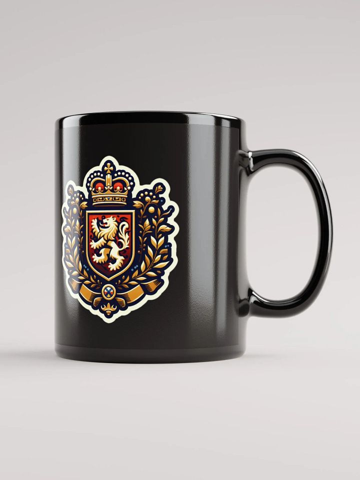 The Habsburgs Regal Emblem Black Glossy Mug product image (1)