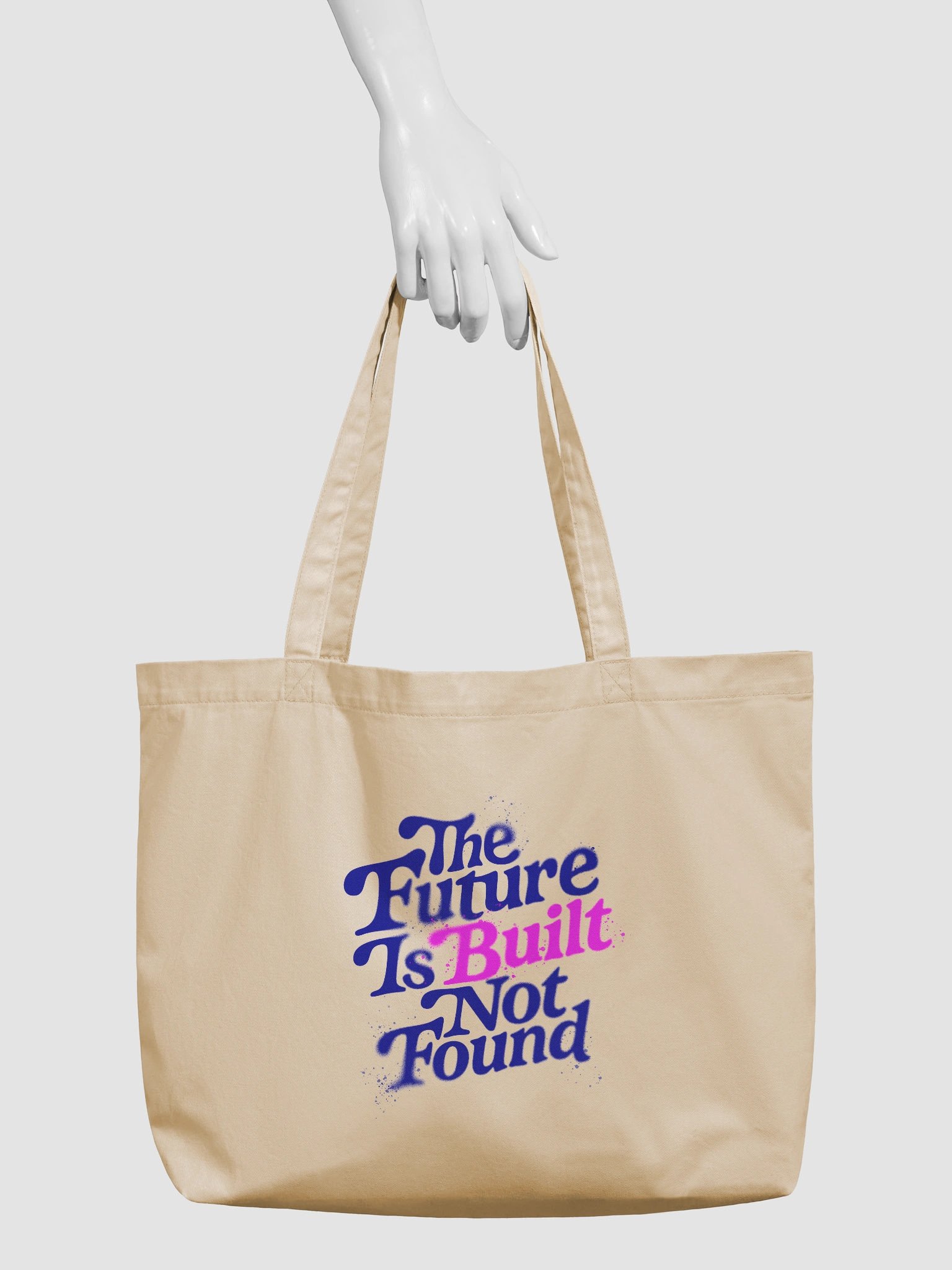 100% Certified Organic Cotton Eco Tote: Light Mode product image (3)