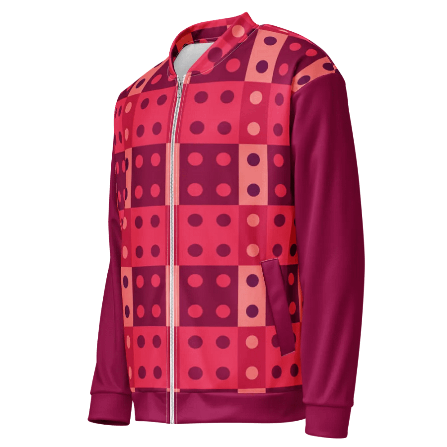 LadyBug Pattern All-Over Print Bomber Jacket product image (3)