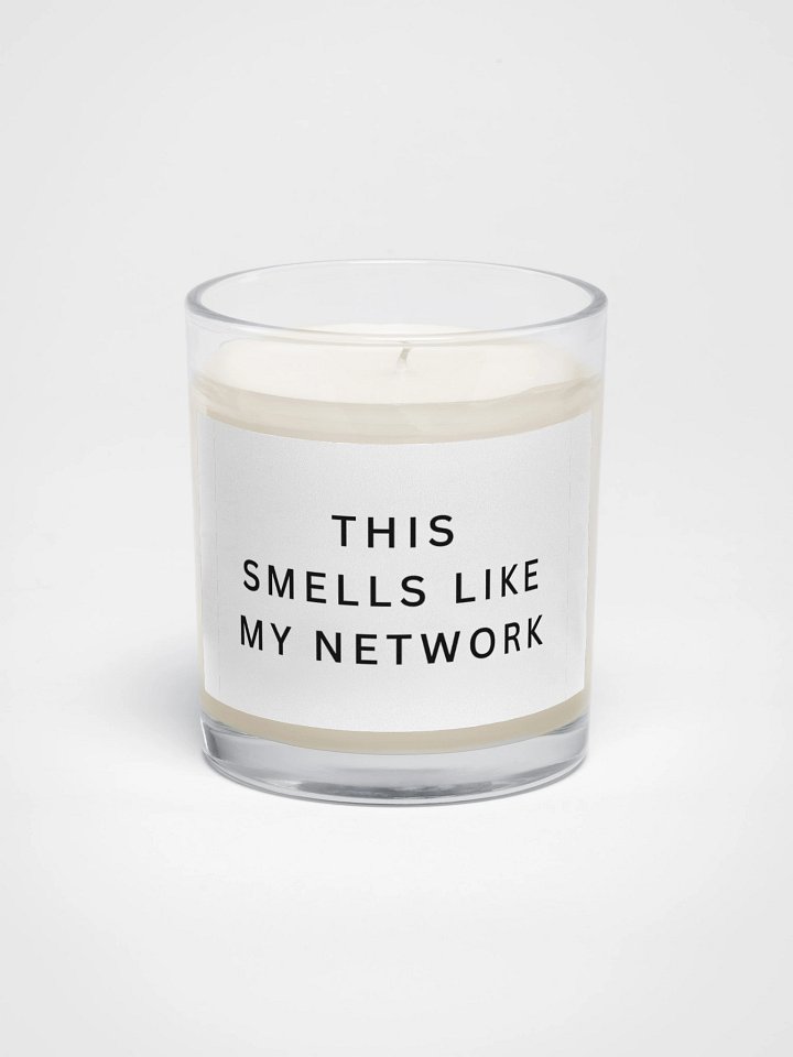 THIS SMELLS LIKE MY NETWORK Candle product image (1)