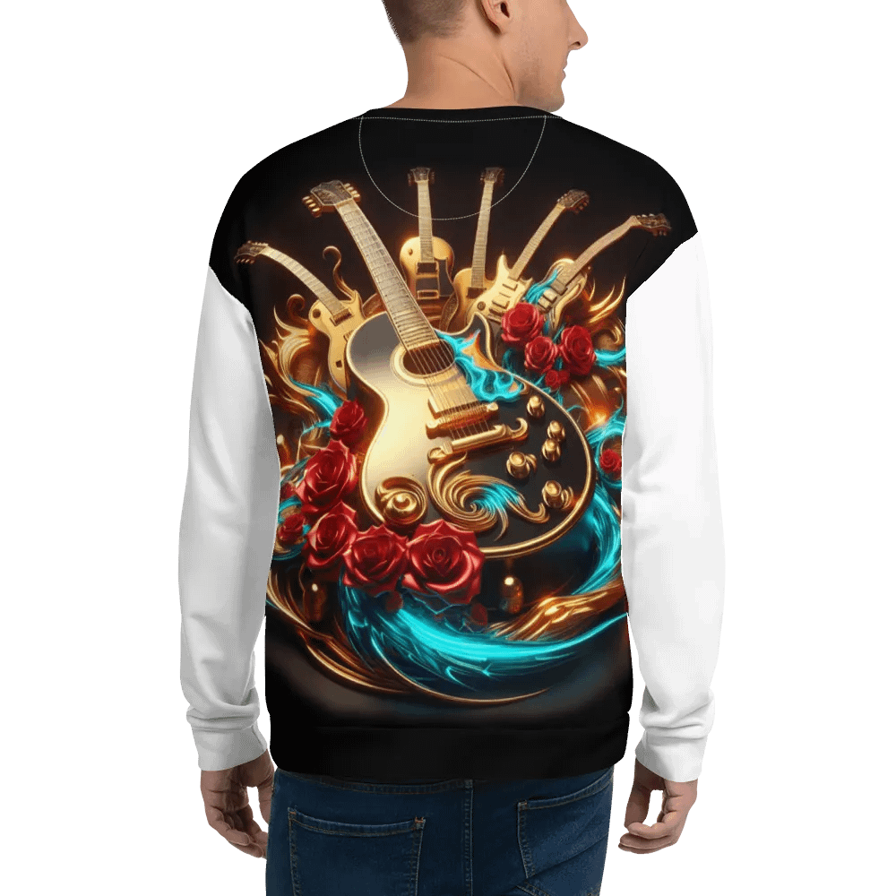 Electric Golden Guitar Dreams - Unisex Sweatshirt #16 product image (4)