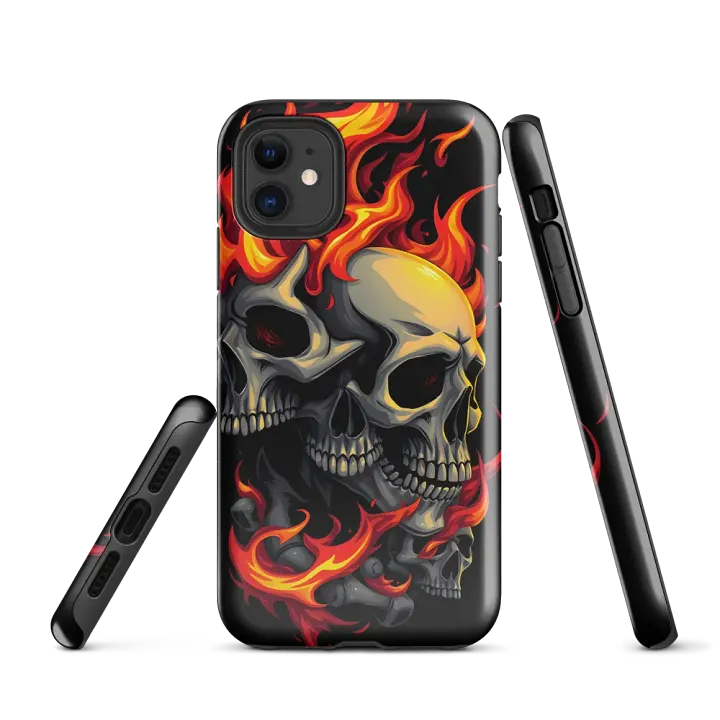 Inferno Skulls iPhone® Tough Case product image (1)