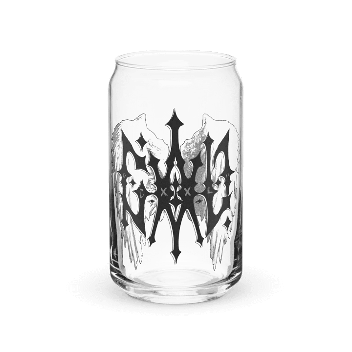 CXXL Angel Wings on a Soda Shaped Glass product image (1)