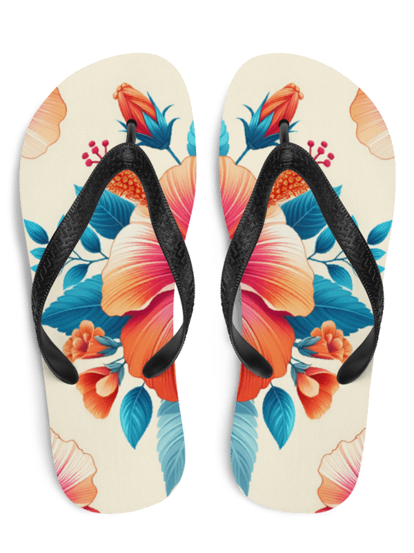 Hibiscus Scene Flip Flops product image (1)