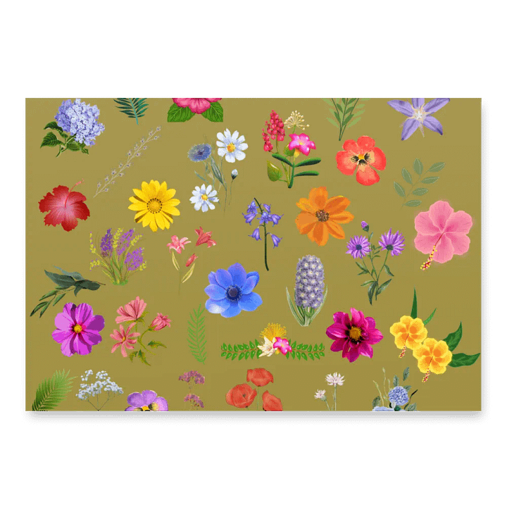 English Botanicals Wrapping Paper product image (1)