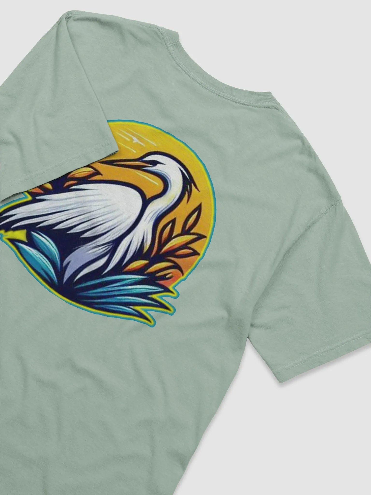 Egret Elegance Graphic T-Shirt product image (50)
