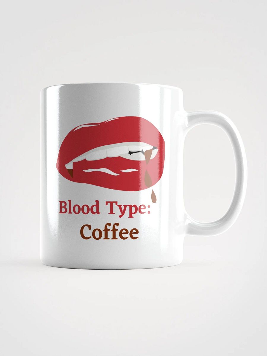 Blood Type: Coffee - White Glossy Mug product image (1)