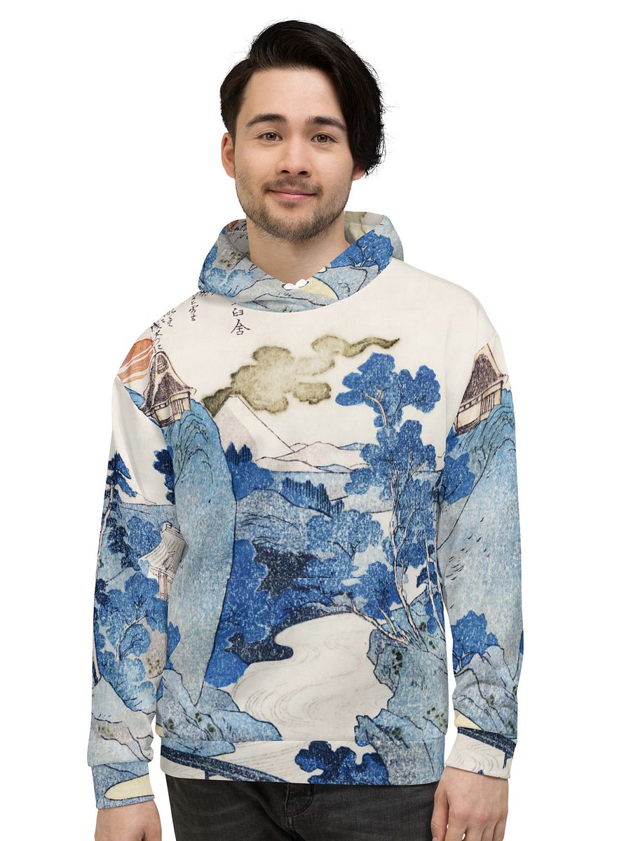 Fuji no Yukei All-Over Print Recycled Unisex Hoodie product image (3)