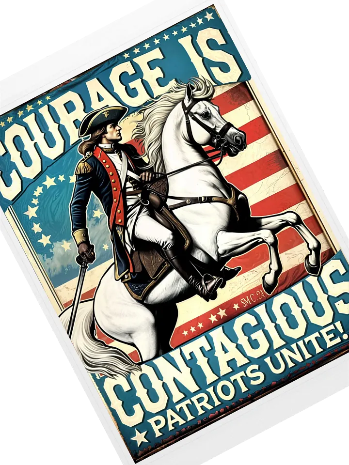Courageous Patriots Sticker Sheet product image (1)