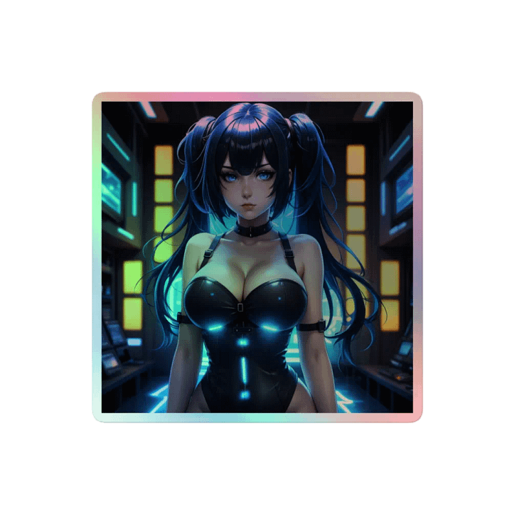 Cyberpunk Princess Kiss-Cut Sticker Sheet product image (2)