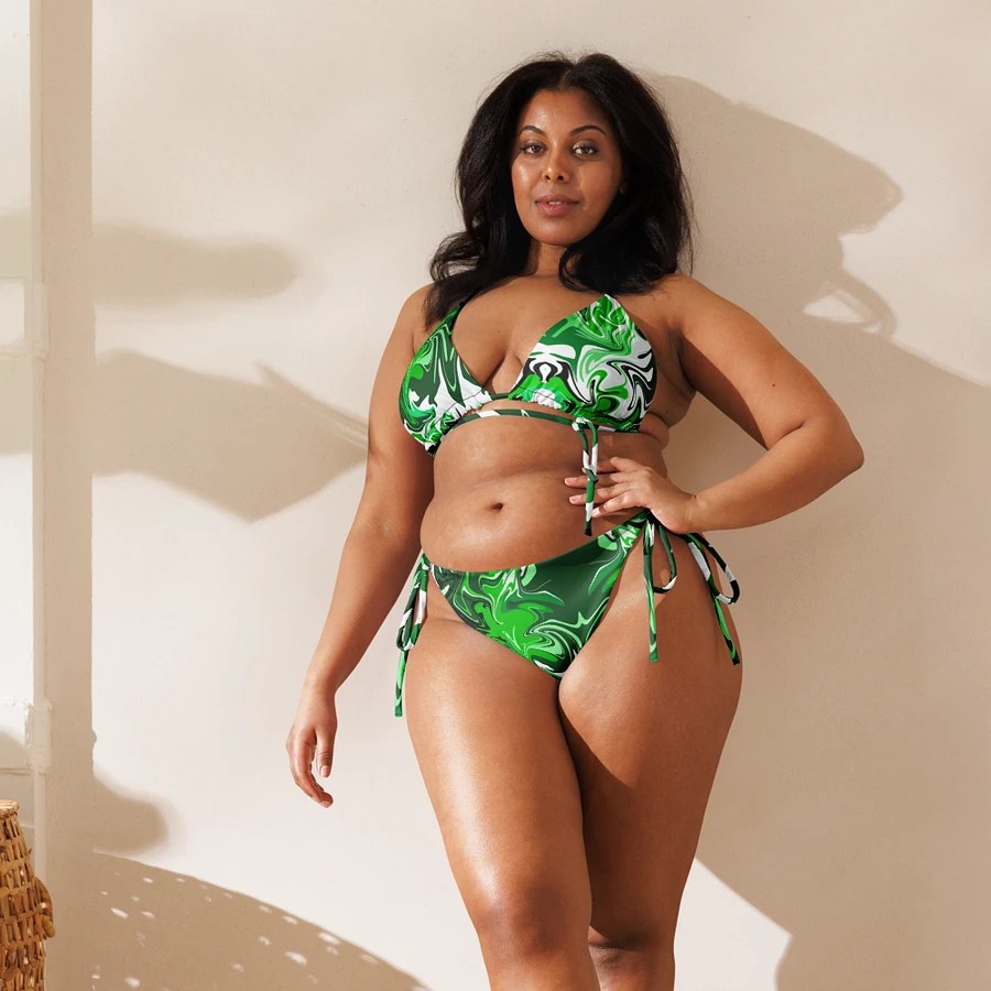 Marbled Green Allure Bikini Set product image (8)