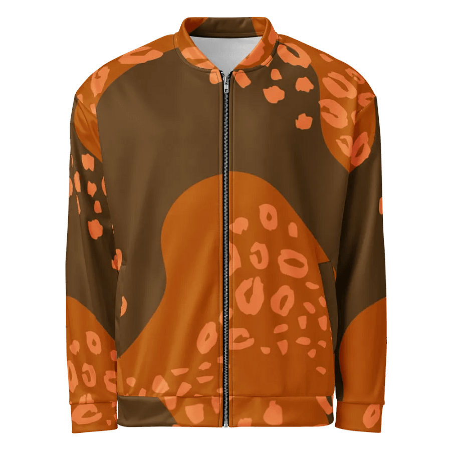 Orange Wild Blend All-Over Bomber Jacket product image (6)
