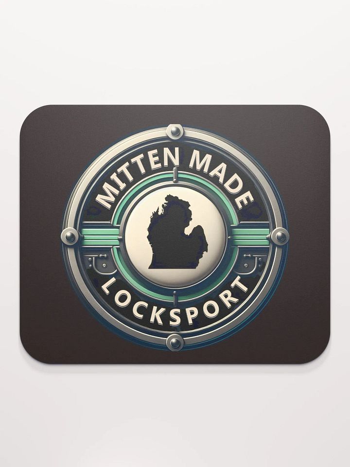 Mitten Made Black Mousepad product image (2)