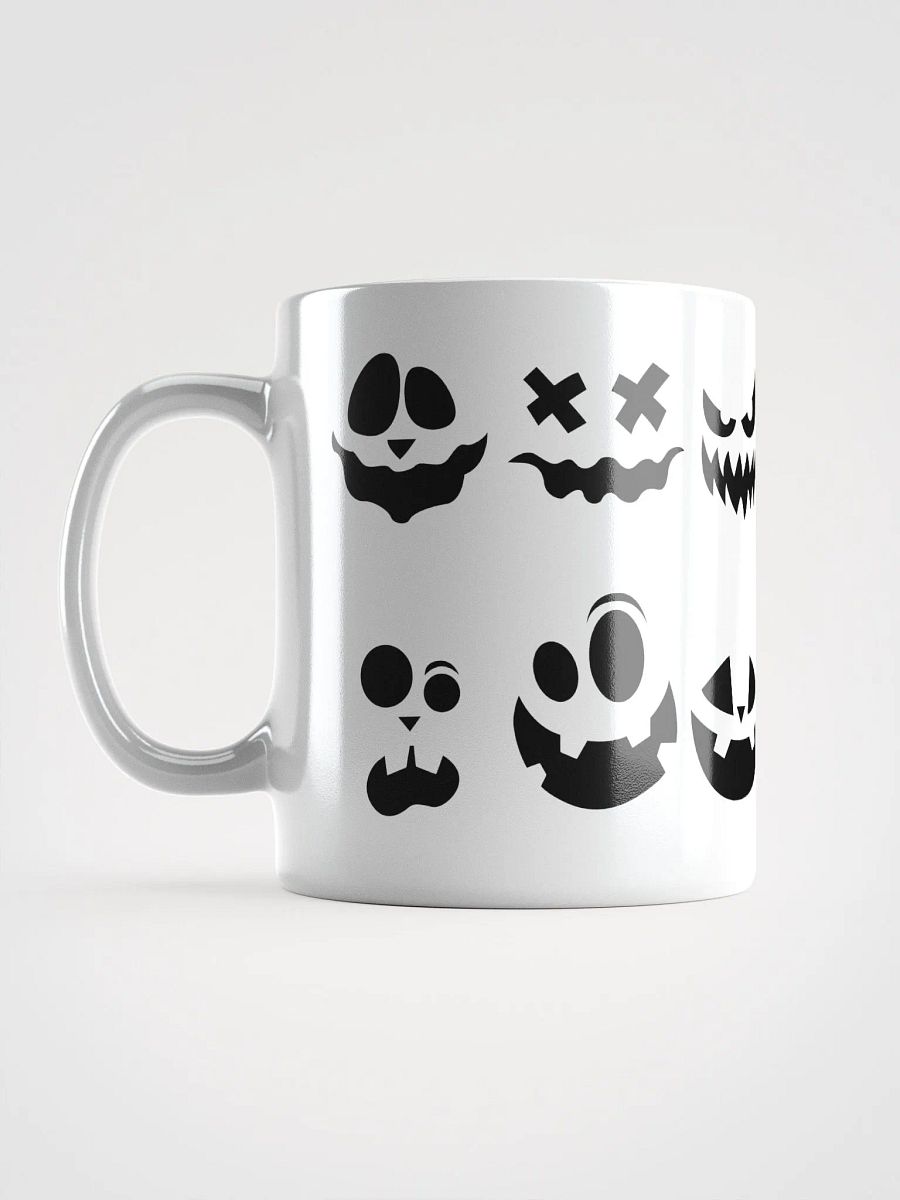 Scary Faces White Glossy Mug product image (17)