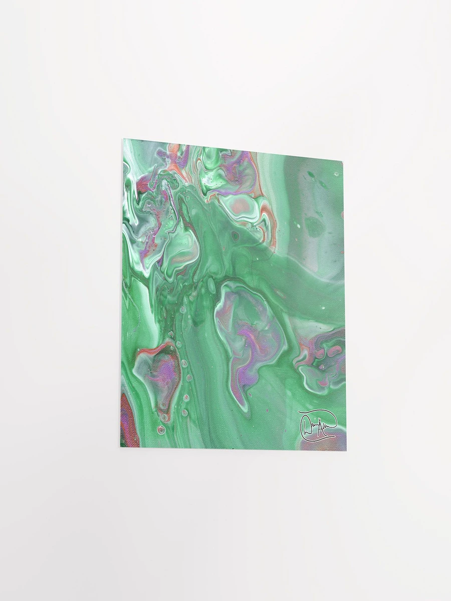 Pickle Green Fluid Acrylic Print product image (3)