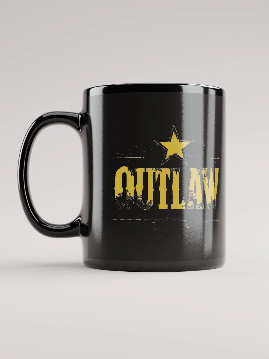 "Outlaw" Mug Gold Lettering product image (6)