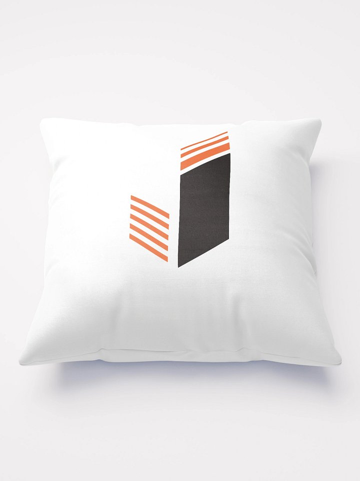 CLASSIC Logo Pillow • White product image (1)