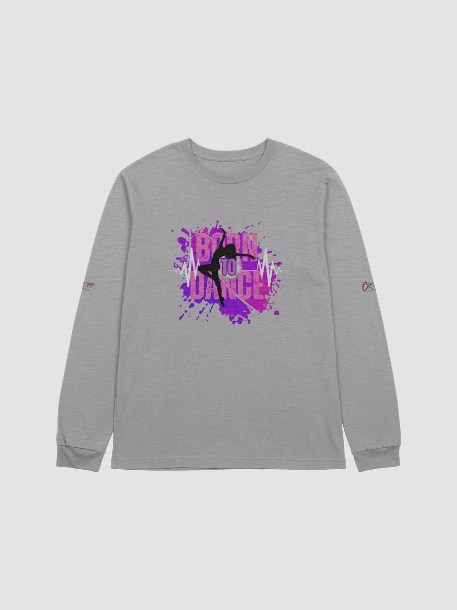 Born to Dance Her Silhouette Long Sleeve Tee product image (10)