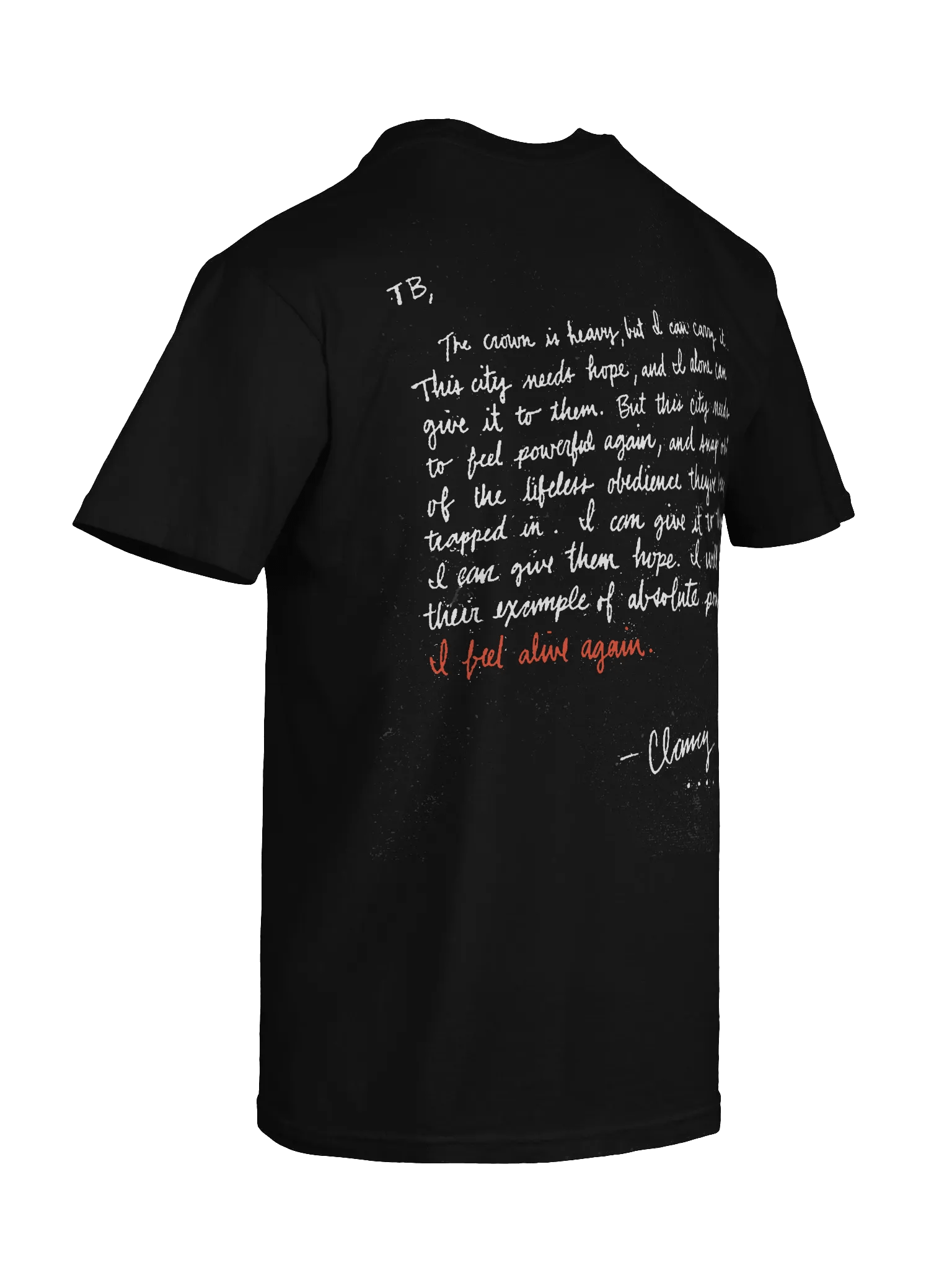 Clancy's Final Letter Tee product image (8)