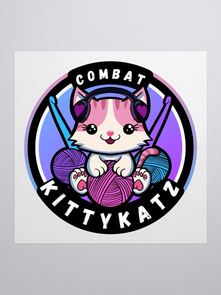 Adorable Combat Katz Vinyl Stickers product image (2)