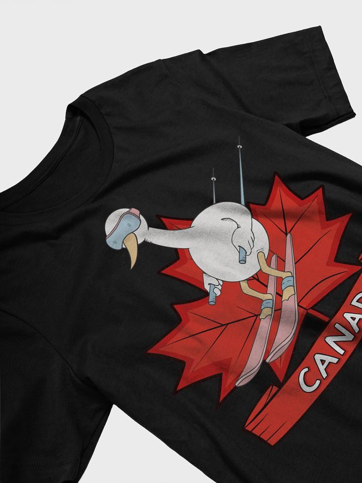 Canadian Skiing Bird Unisex T-Shirt product image (2)