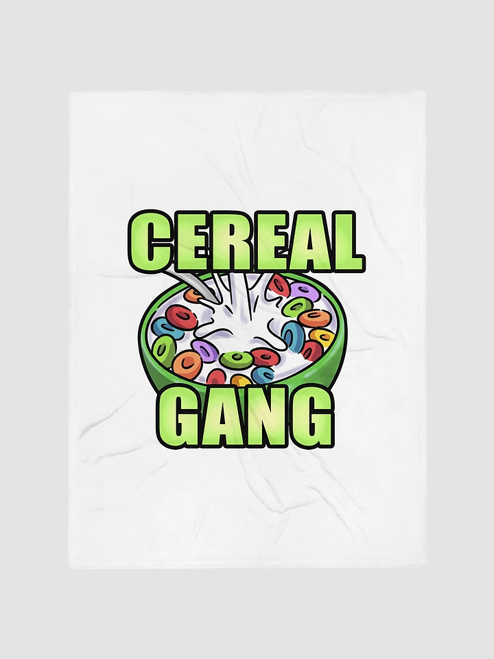 Cereal Gang Fleece Throw Blanket Vertical product image (1)