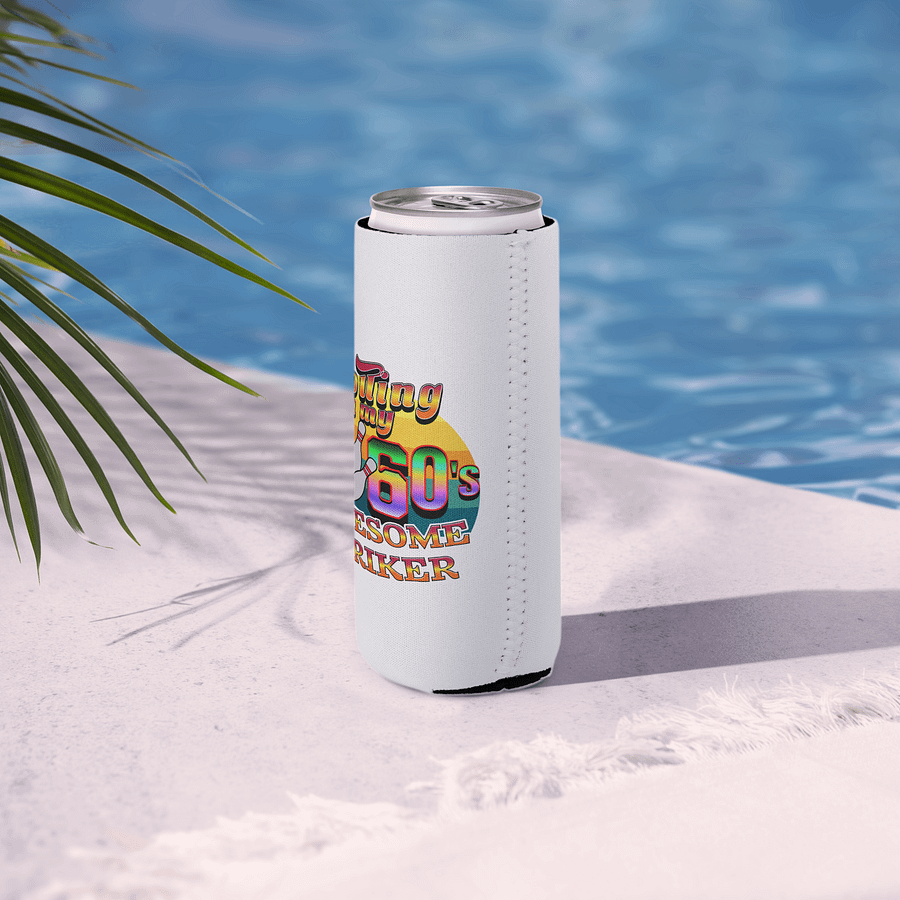 Rolling In My 60s Awesome Striker Bowling Coozie Can Cooler product image (15)