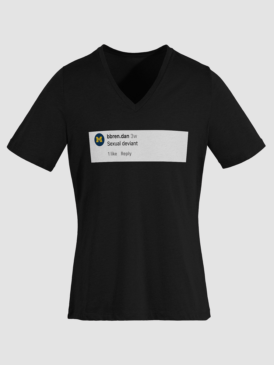 Sexual Deviant Comment Relaxed V-Neck Tee product image (13)
