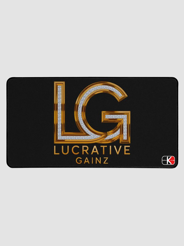 Lucrative Gold Diamonds Desk Mat product image (1)