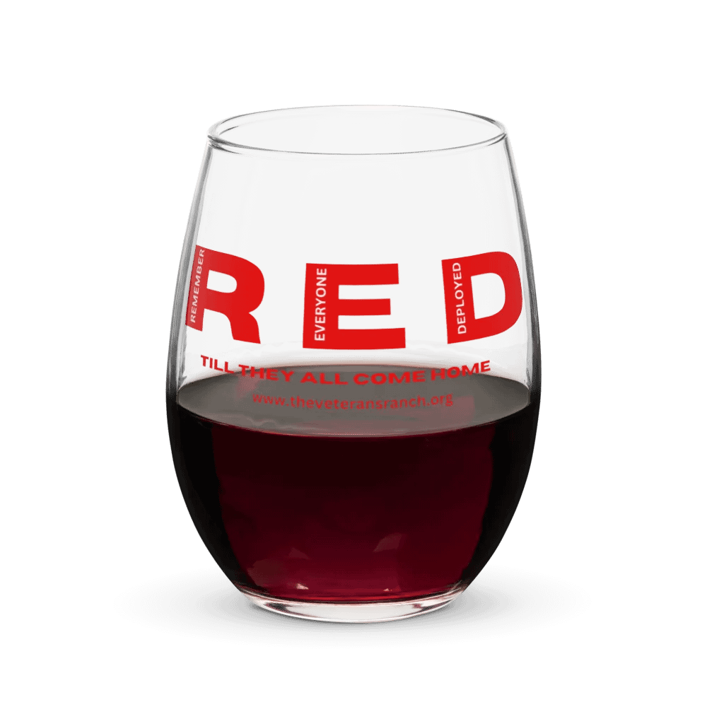 Remember Everyone Deployed Stemless Wine Glass product image (6)