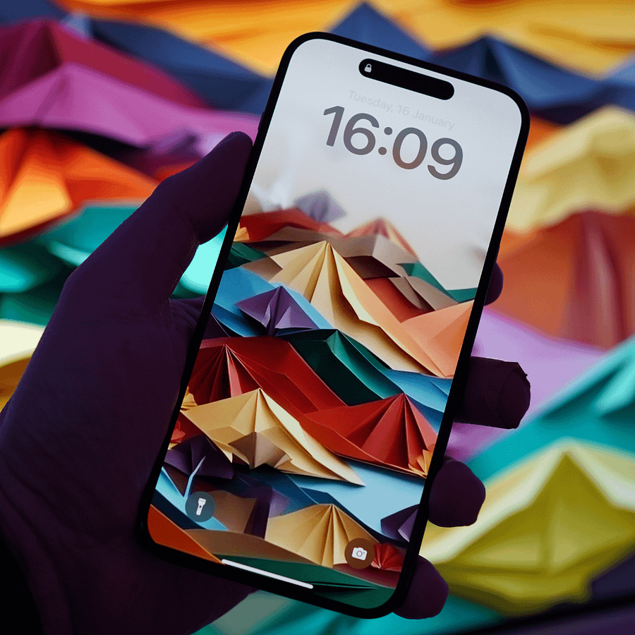 Origami Valley Wallpaper Pack product image (2)