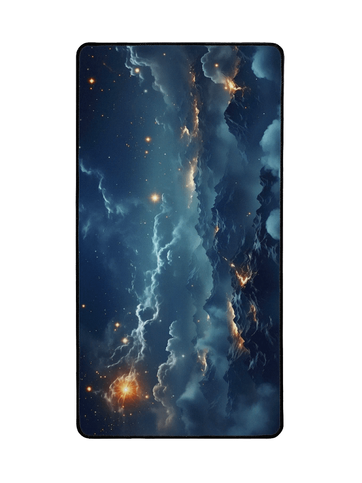 Starry Cloudy Sky Desk Mat by Treasure Pie product image (2)