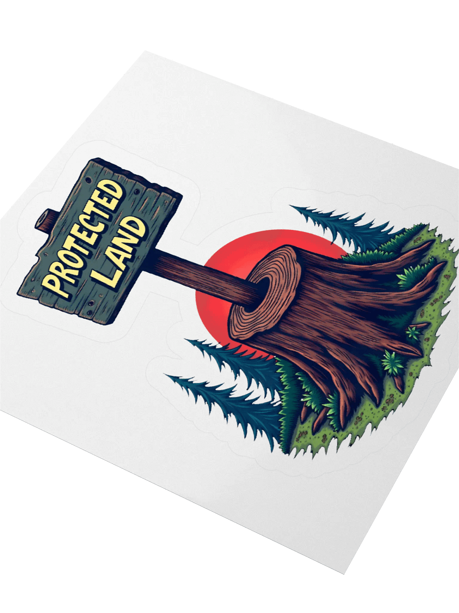 Protected Land Sticker product image (3)